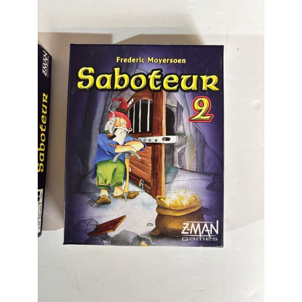 Lot Of Two Games - Saboteur And Saboteur 2 Complete Card Game Sets VG Condition - Picture 3 of 16